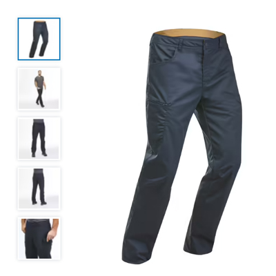 Pantalon Regular Drumeție în natură Bleumarin Bărbați